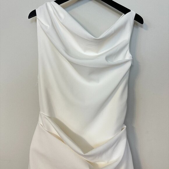 House of CB Cream Off-Shoulder Mini Dress - Picture 10 of 11